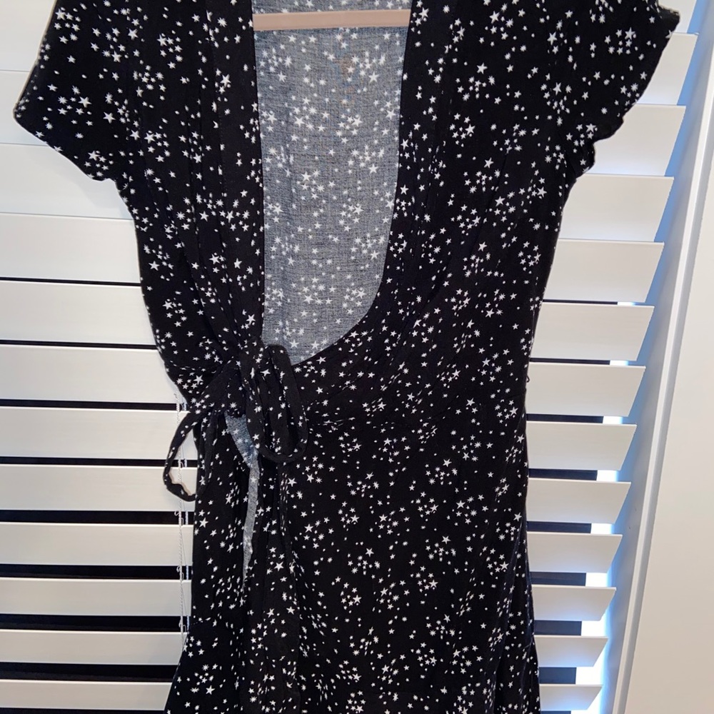 Side tie dress
